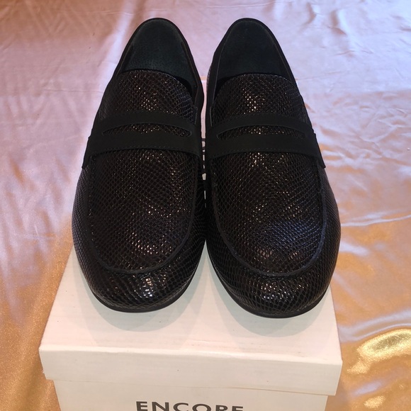 NWB Encore by Fiesso Genuine leather boot sparkle shoes loafer - Picture 3 of 15